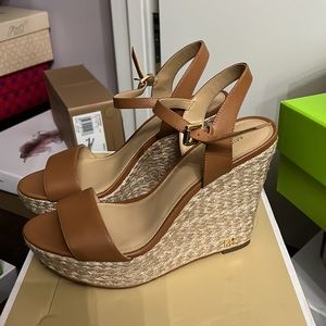 MK wedges shoes worn only once